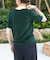 FORK&SPOON　ベロアショートスリーブTシャツ