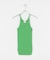 w cashmere　fine ribbed camisole