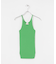 w cashmere　fine ribbed camisole