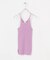 w cashmere　fine ribbed camisole