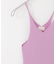 w cashmere　fine ribbed camisole