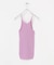 w cashmere　fine ribbed camisole