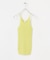 w cashmere　fine ribbed camisole
