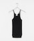 w cashmere　fine ribbed camisole
