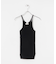 w cashmere　fine ribbed camisole
