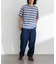 接触冷感デニムイージーパンツ