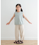 『セットアップ対応／親子リンク』レーヨンリネンイージーパンツ(KIDS)