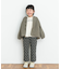 『親子リンク』キルトノーカラージャケット(KIDS)