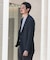 『洗濯可／防シワ』LIFE STYLE TAILOR　TRABESTグレンチェックジャケット