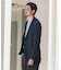 『洗濯可／防シワ』LIFE STYLE TAILOR　TRABESTグレンチェックジャケット