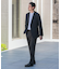 『洗濯可／防シワ』LIFE STYLE TAILOR　TRABESTグレンチェックジャケット