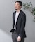 『洗濯可／防シワ』LIFE STYLE TAILOR　TRABESTグレンチェックジャケット