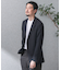 『洗濯可／防シワ』LIFE STYLE TAILOR　TRABESTグレンチェックジャケット