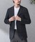 『洗濯可／防シワ』LIFE STYLE TAILOR　TRABESTグレンチェックジャケット