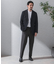 『洗濯可／防シワ』LIFE STYLE TAILOR　TRABESTグレンチェックジャケット