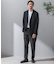 『洗濯可／防シワ』LIFE STYLE TAILOR　TRABESTグレンチェックジャケット