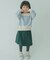 『親子リンク』FORK&SPOON　起毛ツイルタックスカート(KIDS)