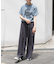 FORK&SPOON　オーバーダイロゴTシャツ