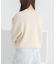 カットアウトハイネックセーター(5分袖)