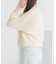 カットアウトハイネックセーター(5分袖)