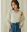 ラメバックオープンメッシュボレロ