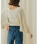 ラメバックオープンメッシュボレロ
