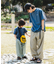 『WEB／一部店舗限定サイズ』撥水タックワイドパンツ(KIDS)
