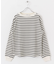 FORK&SPOON　変形ワッフルロングスリーブTシャツ