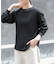 FORK&SPOON　変形ワッフルロングスリーブTシャツ