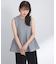 『WEB限定』2WAYペプラムニットベスト