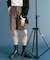 ピンタックショートパンツ