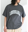 ロゴプリントオーバーサイズTシャツ