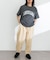 ロゴプリントオーバーサイズTシャツ