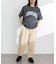 ロゴプリントオーバーサイズTシャツ