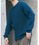 ウォッシャブルストレッチワッフルクルーネックプルオーバー