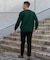 『一部WEB限定カラー』綿カシミヤクルーネックニット