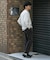 『一部WEB限定カラー』綿カシミヤクルーネックニット