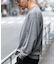 『一部WEB限定カラー』綿カシミヤクルーネックニット