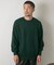 『一部WEB限定カラー』綿カシミヤワイドフィットクルーネックニット
