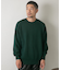 『一部WEB限定カラー』綿カシミヤワイドフィットクルーネックニット