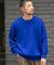 『一部WEB限定カラー』綿カシミヤワイドフィットクルーネックニット