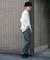 『一部WEB限定カラー』綿カシミヤワイドフィットクルーネックニット