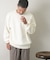 『一部WEB限定カラー』綿カシミヤワイドフィットクルーネックニット