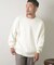 『一部WEB限定カラー』綿カシミヤワイドフィットクルーネックニット