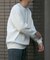 『一部WEB限定カラー』綿カシミヤワイドフィットクルーネックニット