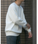 『一部WEB限定カラー』綿カシミヤワイドフィットクルーネックニット