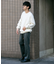 『一部WEB限定カラー』綿カシミヤワイドフィットクルーネックニット