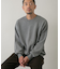 『一部WEB限定カラー』綿カシミヤワイドフィットクルーネックニット