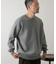 『一部WEB限定カラー』綿カシミヤワイドフィットクルーネックニット