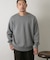 『一部WEB限定カラー』綿カシミヤワイドフィットクルーネックニット